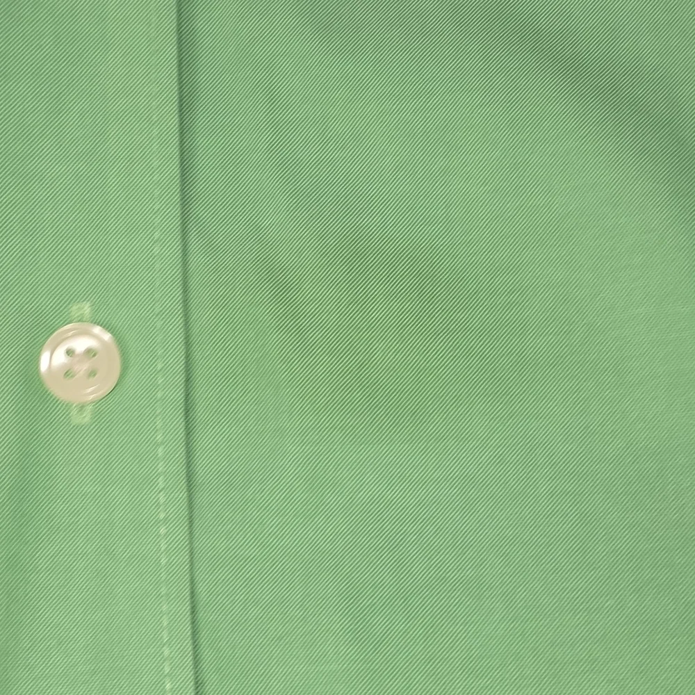 EDDIE BAUER WRINKLE RESISTANT MENS GREEN BUTTON DOWN SIZE 2XLT - Picture 5 of 6